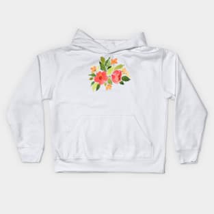 Red Camellias Kids Hoodie